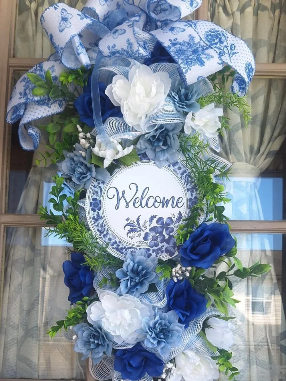 Handmade swag wreath